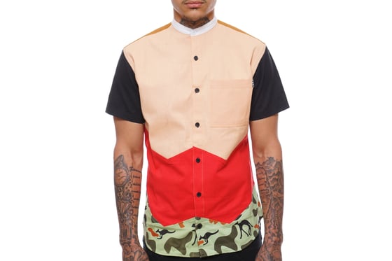 Image of The Almighty "W" Button Up (Camo)