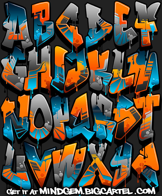 Image of Graffiti Font - Gremlin