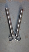 Image of EXHAUST EXTENSIONS (Pair) 12" LONG x 45MM O.D. STAINLESS STEEL
