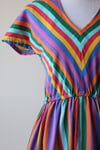 Image of SOLD Chevron Rainbows Dress