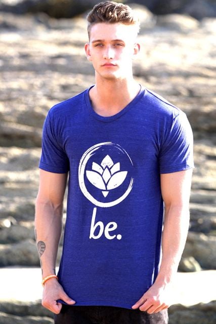 Image of 'Be.' T-Shirt (Indigo)