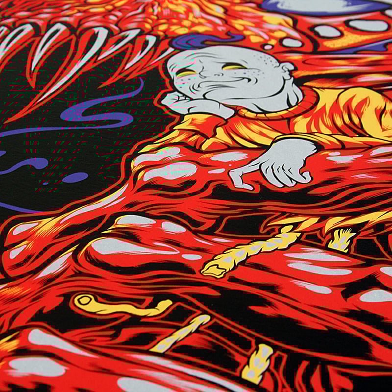 MUDHONEY w/Barton Carrol Gig Poster / Zombie Yeti