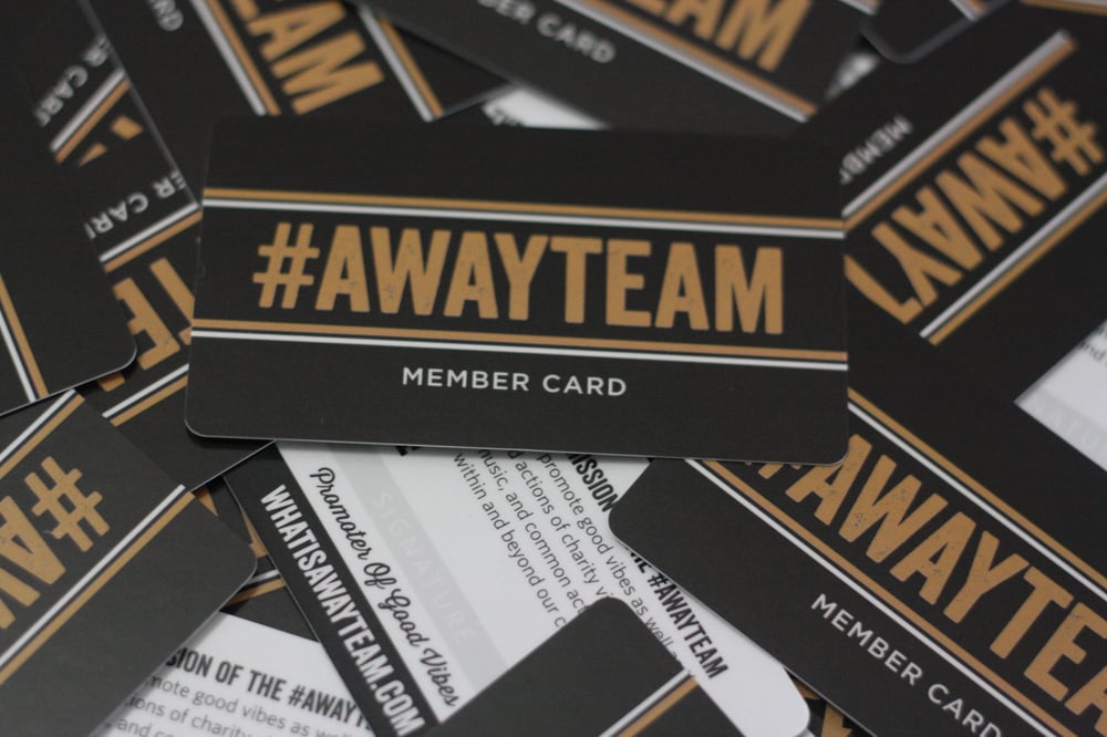 Image of #Awayteam Membership Card