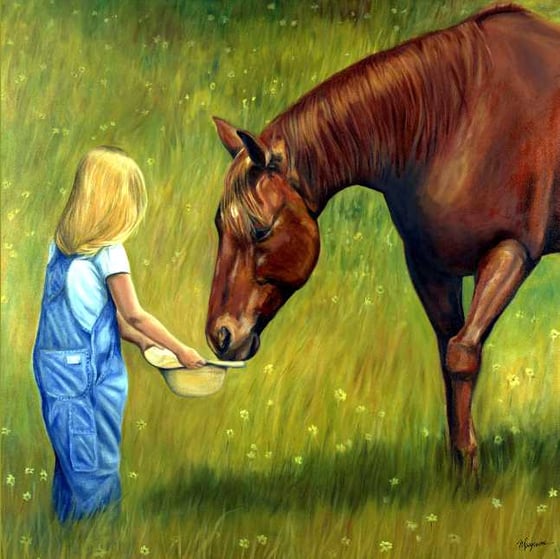 Image of "Good Friends" Canvas Gicleé