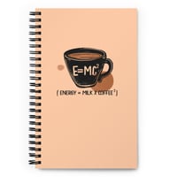 Image 1 of E=mc2 Retro Spiral notebook