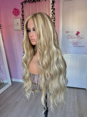 Image of all human hair highlights blonde (ready to ship) 