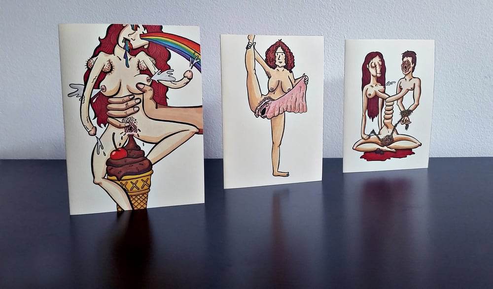 Image of Sicko Greeting Card 3-Pack