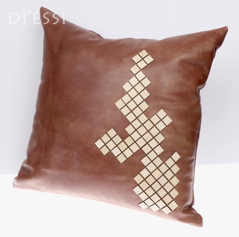 Image of Decorative Cushion - Claret