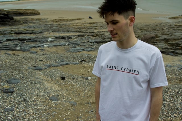 Image of Saint Cyprien Script Tshirt