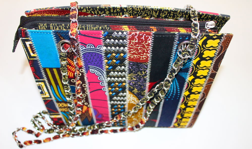 Image of Patchwork: African Wax Print Bag