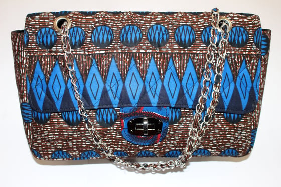 Image of Blow: Quilted African Wax Print Bag