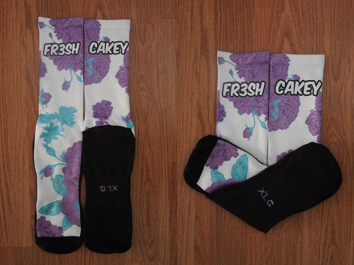 Image of Fr3sh & Cakey Clothing. Floral Edition Socks