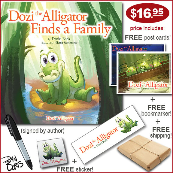 Image of Dozi the Alligator Finds a Family