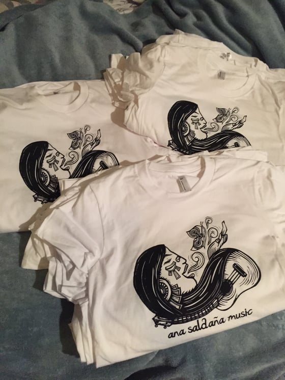 Image of Ana Saldaña Music T-Shirt (American Apparel)
