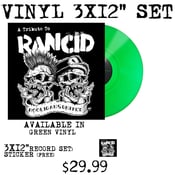 Image of Hooligans United A Tribute To Rancid Vinyl (Green) 