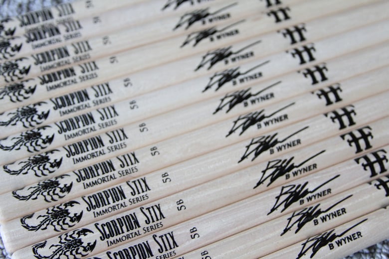 Image of False Hope Fades Brian Wyner Drumsticks