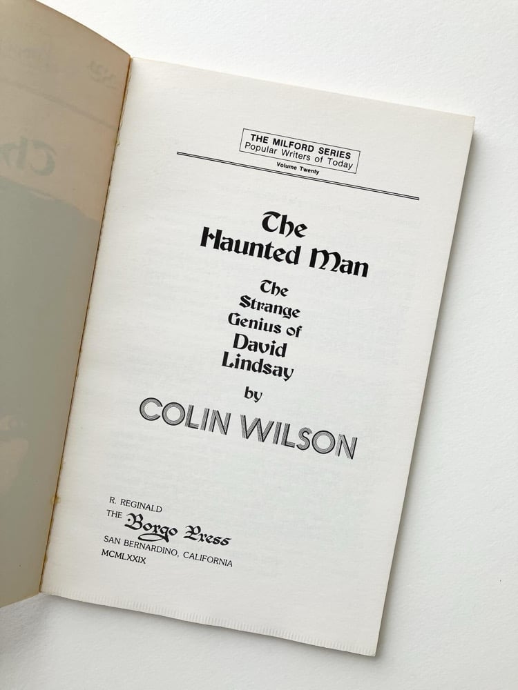 The Haunted Man: The Strange Genius of Michael Lindsay Image 3