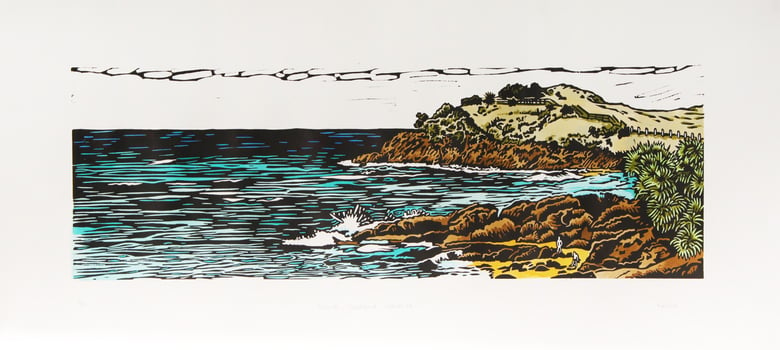 Image of "Norrie's Headland, Cabarita" 2015 - Hand coloured