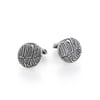 sterling silver feather cufflinks by peacesofindigo