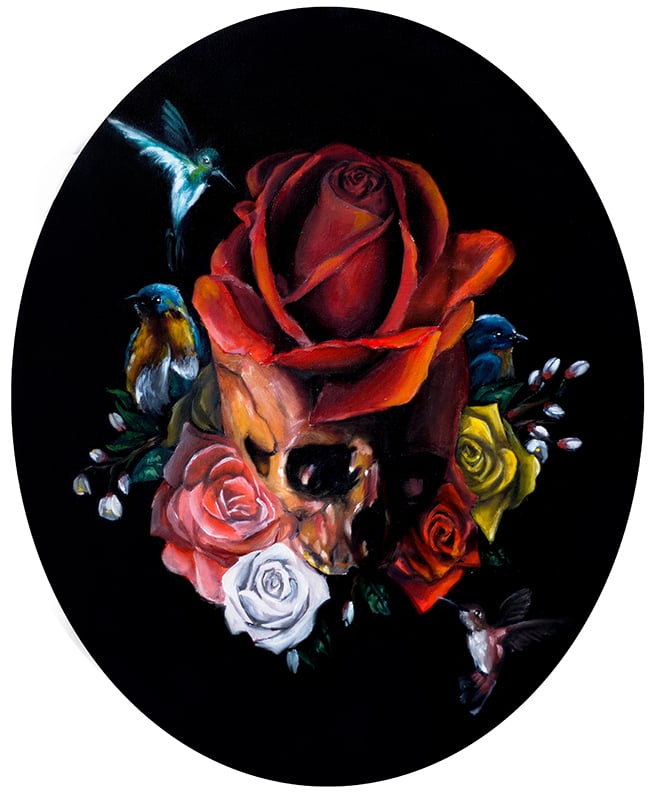 Image of "Entre las flores " (Giclee Print) limited Signed