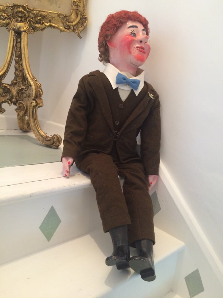 vintage ventriloquist dummy puppet / eccentric-antiquities