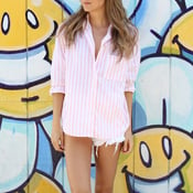 Image of Striped Button Up