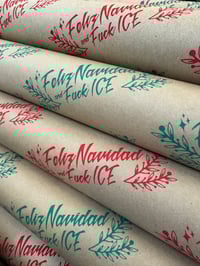Feliz Navidad & Fuck ICE Wrapping Paper