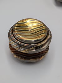 Image 7 of Preorder New Linkage Button---DOME in Mokume
