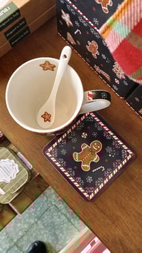 Image 1 of Set Taza+cucharilla+posavasos Navidad