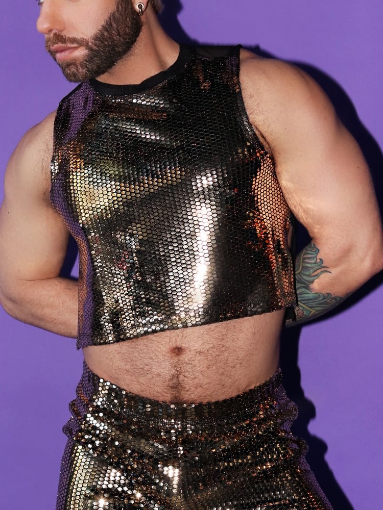 Image of THE GOLDEN TICKET CROP TOP