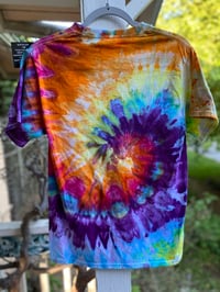 Image 4 of SMALL MILF Man I Love Frogs Tie Dye Shirt H23