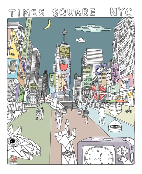 Image of New York Project - times square