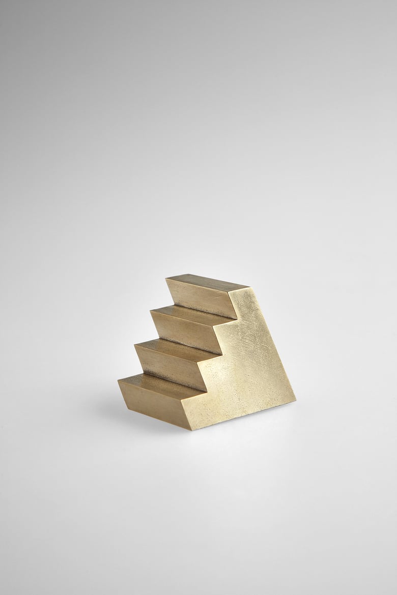 Image of Brass Staircase Paperweight 