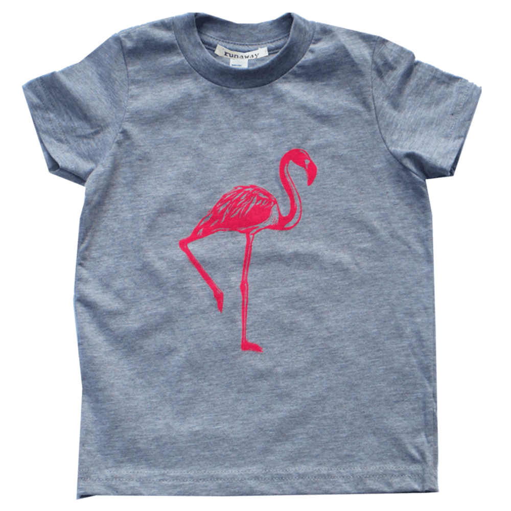 Image of Frankie the Flamingo T-Shirt by Tamsin Arrowsmith-Brown