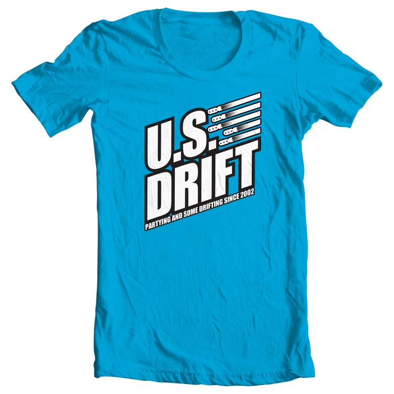 Image of 2014 USDrift Bomb Logo T-Shirt BLUE STEEL