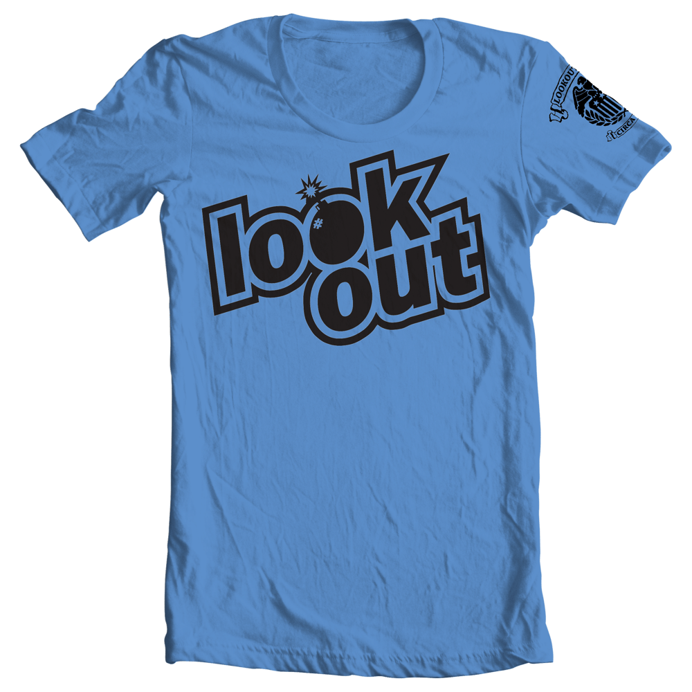 Image of 2015 Lookout Bomb Logo T-Shirt INDIGO