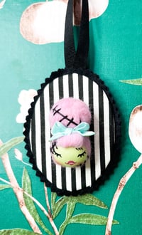 Image 1 of ORNAMENT PINK ZOMBIE GAL