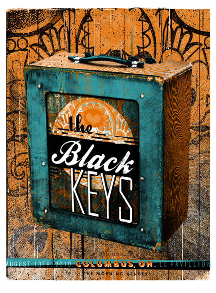 Image of Black Keys Columbus MINI PRINT