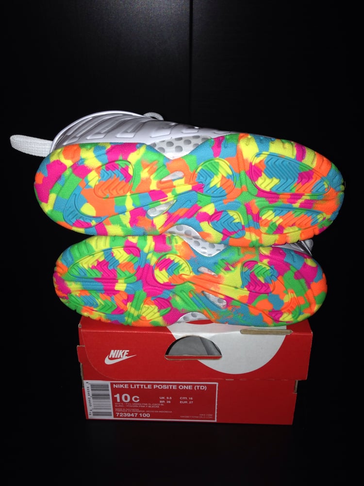Image of Nike Little Posite One TD PS "Fruity Pebbles"