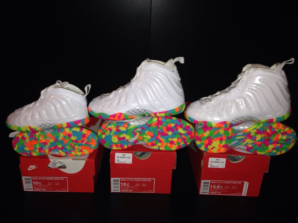 Image of Nike Little Posite One TD PS "Fruity Pebbles"