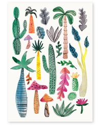 'Inky Garden' Art Print