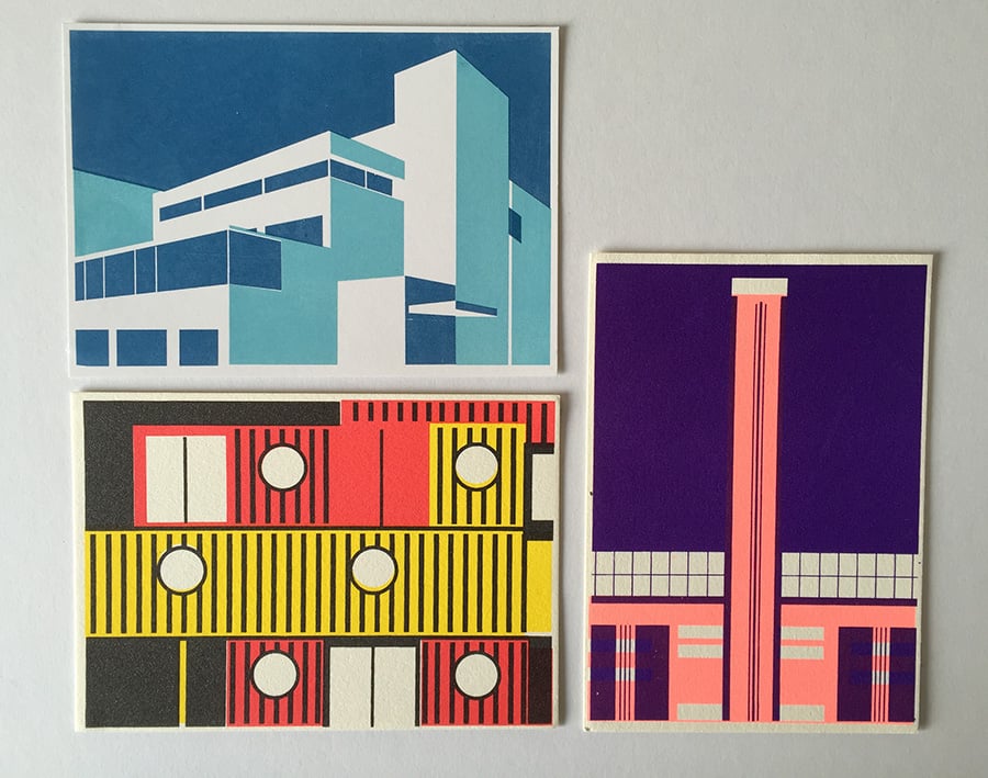 Image of Riverside Architecture Postcards