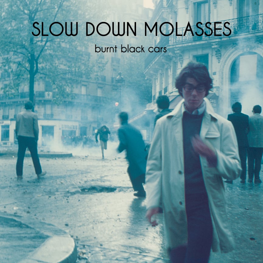 Image of Slow Down Molasses - Burnt Black Cars 12" LP