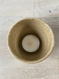 Image 2 of Navy candle tub.