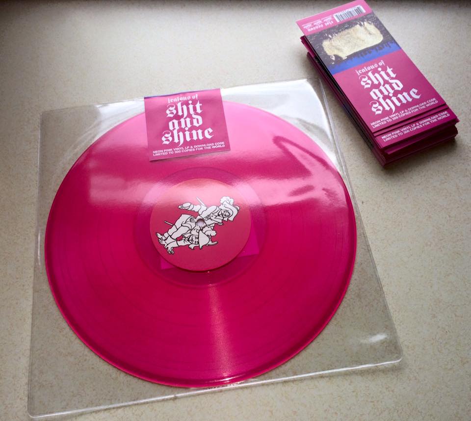 SHIT AND SHINE 'Jealous Of Shit And Shine' Pink Vinyl LP
