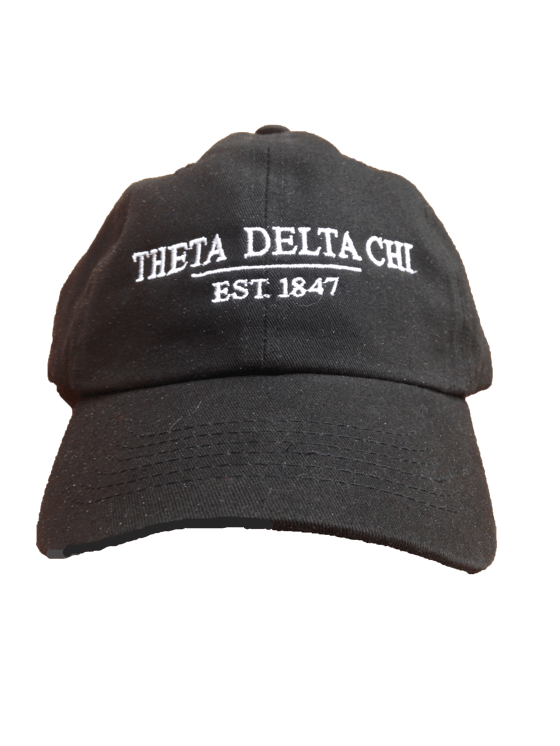 Image of Theta Delta Chi - Black Baseball Cap
