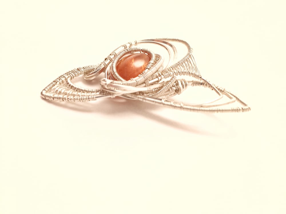 Image of Hessonite Garnet Pendant 2