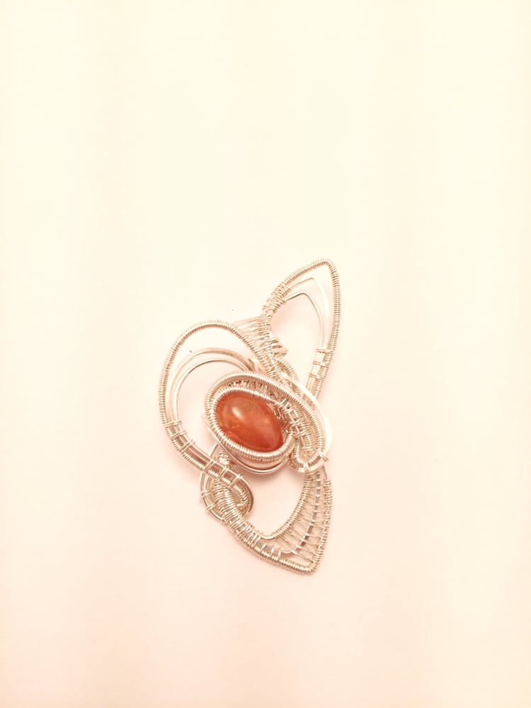 Image of Hessonite Garnet Pendant 2