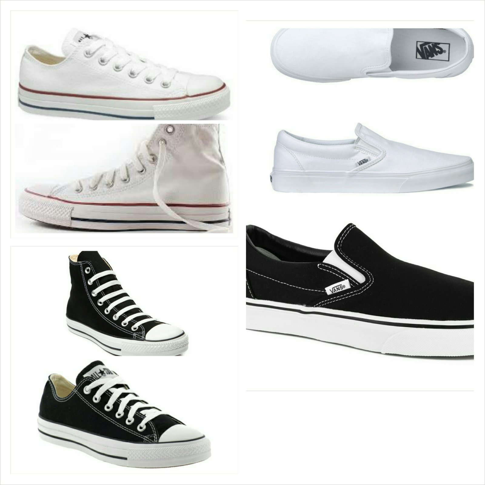 black converse vans