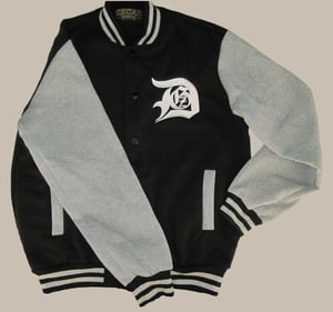 Image of Demigodz DGZ Varsity Jacket - Black & Grey